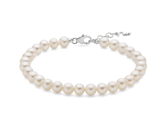 Bracciale Miluna Donna Giochi di perle in Argento Perla PBR3636 - PBR3636